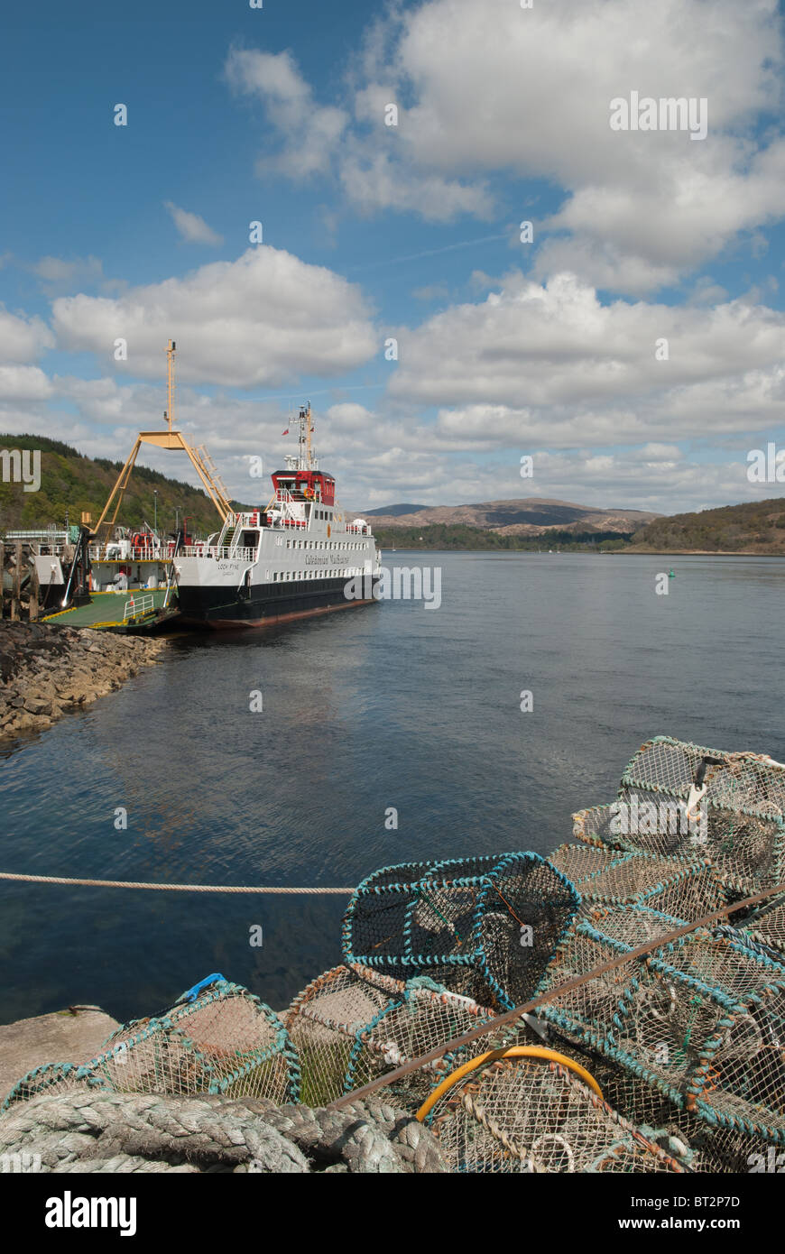 The CalMac ferry Loch Fyne at Lochaline on The Sound of Mull Stock Photo Alamy The CalMac ferry Loch Fyne at Lochaline on The Sound of Mull Stock Photo Alamy