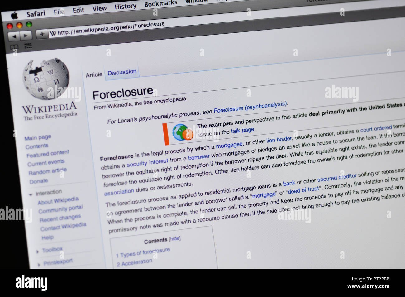Wikipedia website screenshot hi-res stock photography and images