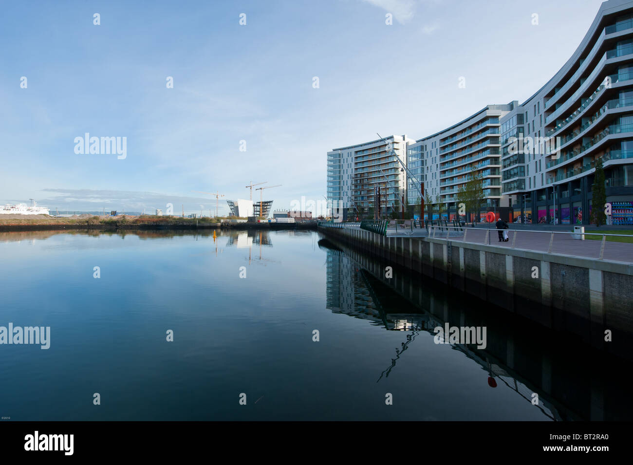 Luxury Waterfront Apartments at Titanic Quarter Belfast Stock Photo Alamy