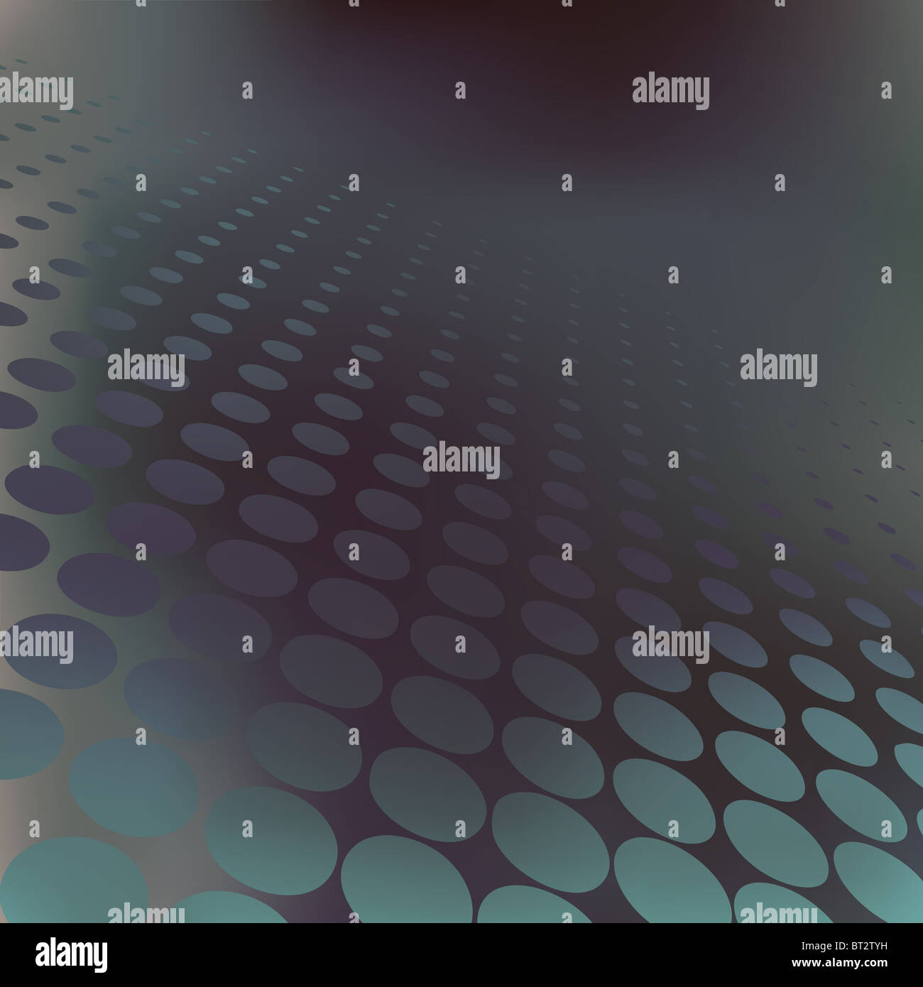 Abstract background of dark halftone dots Stock Photo