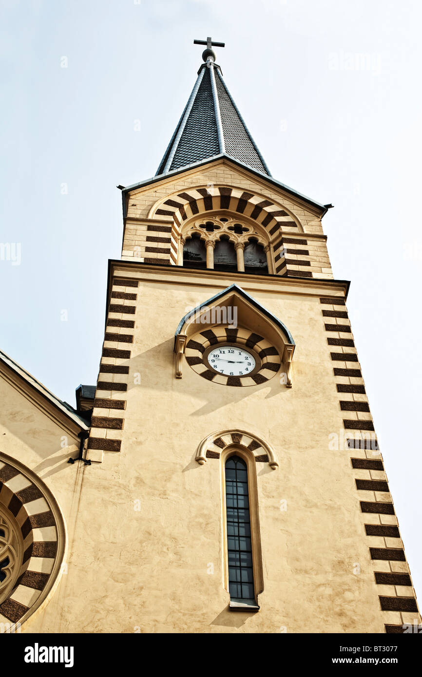 Catholic church clock tower hi-res stock photography and images - Alamy