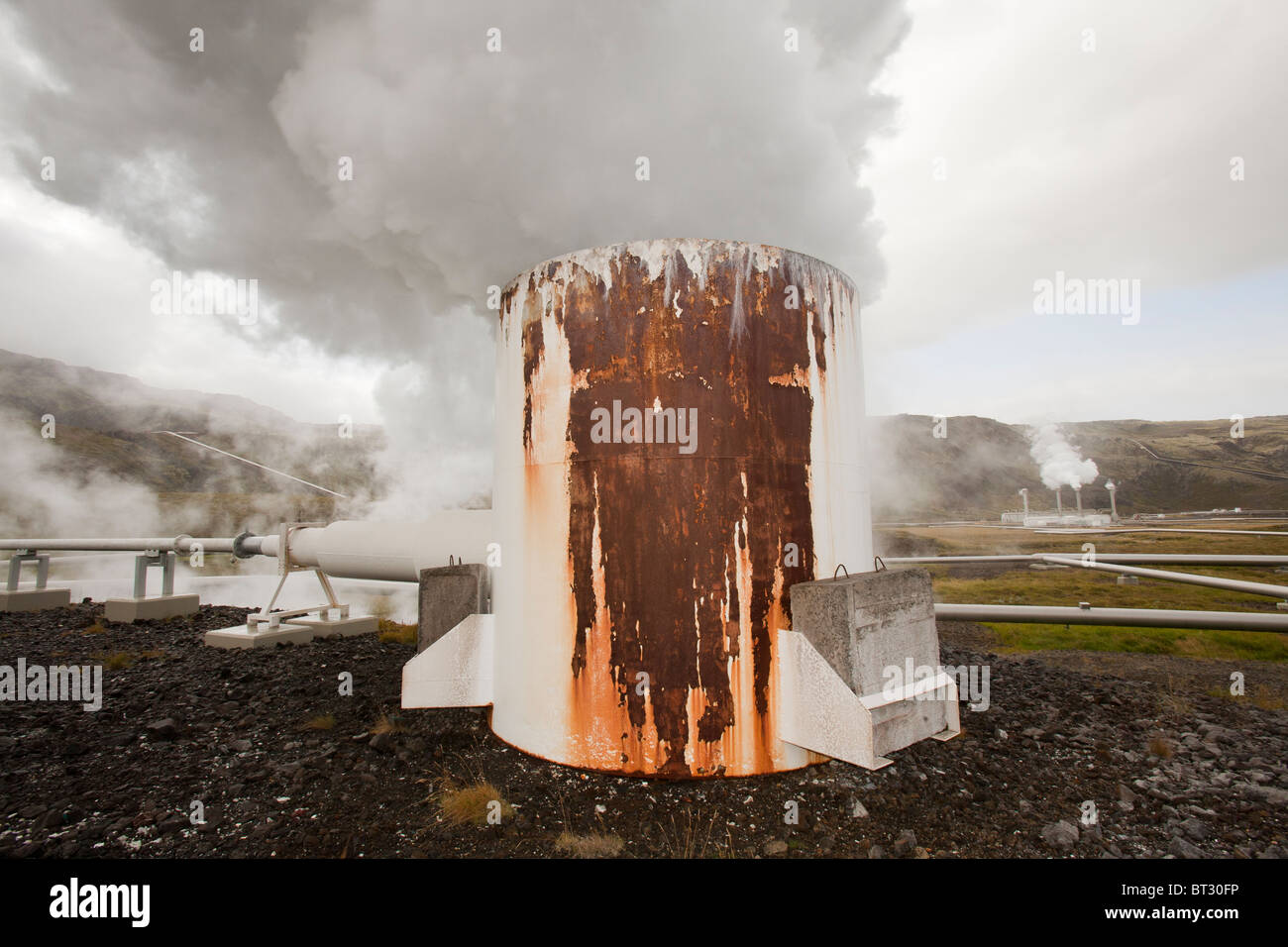 Hellisheidi geothermal power station in Hengill, Iceland is the worlds ...