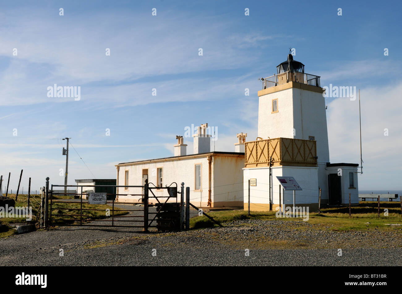 Eshaness Lighthouse Eshaness Shetland Scotland Stock Photo