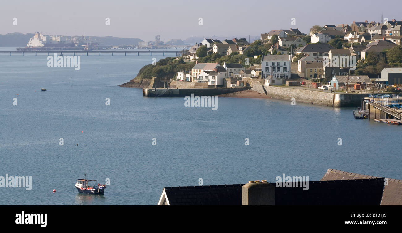 Wales Dyfed Milford Haven harbour Stock Photo
