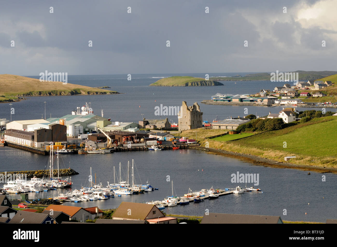 Scalloway Shetland Scotland Stock Photo - Alamy