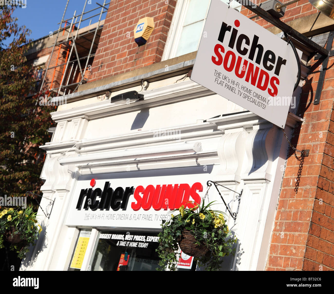 A Richer Sounds store in Nottingham, England, U.K. Stock Photo