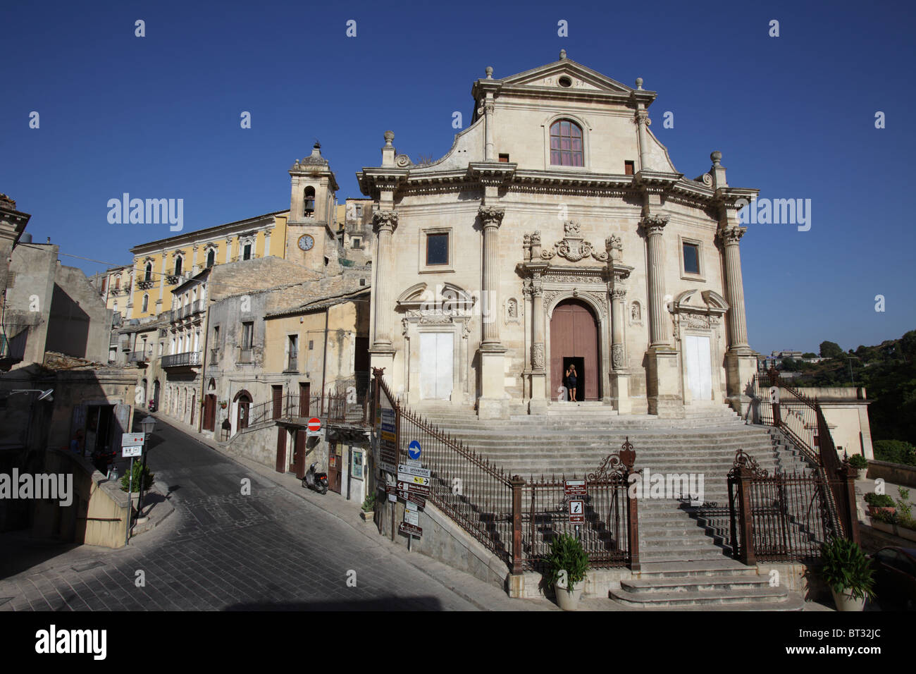 Church of the Souls of the Purgatory, Ragusa Ibla, Sicily, Italy Stock Photo