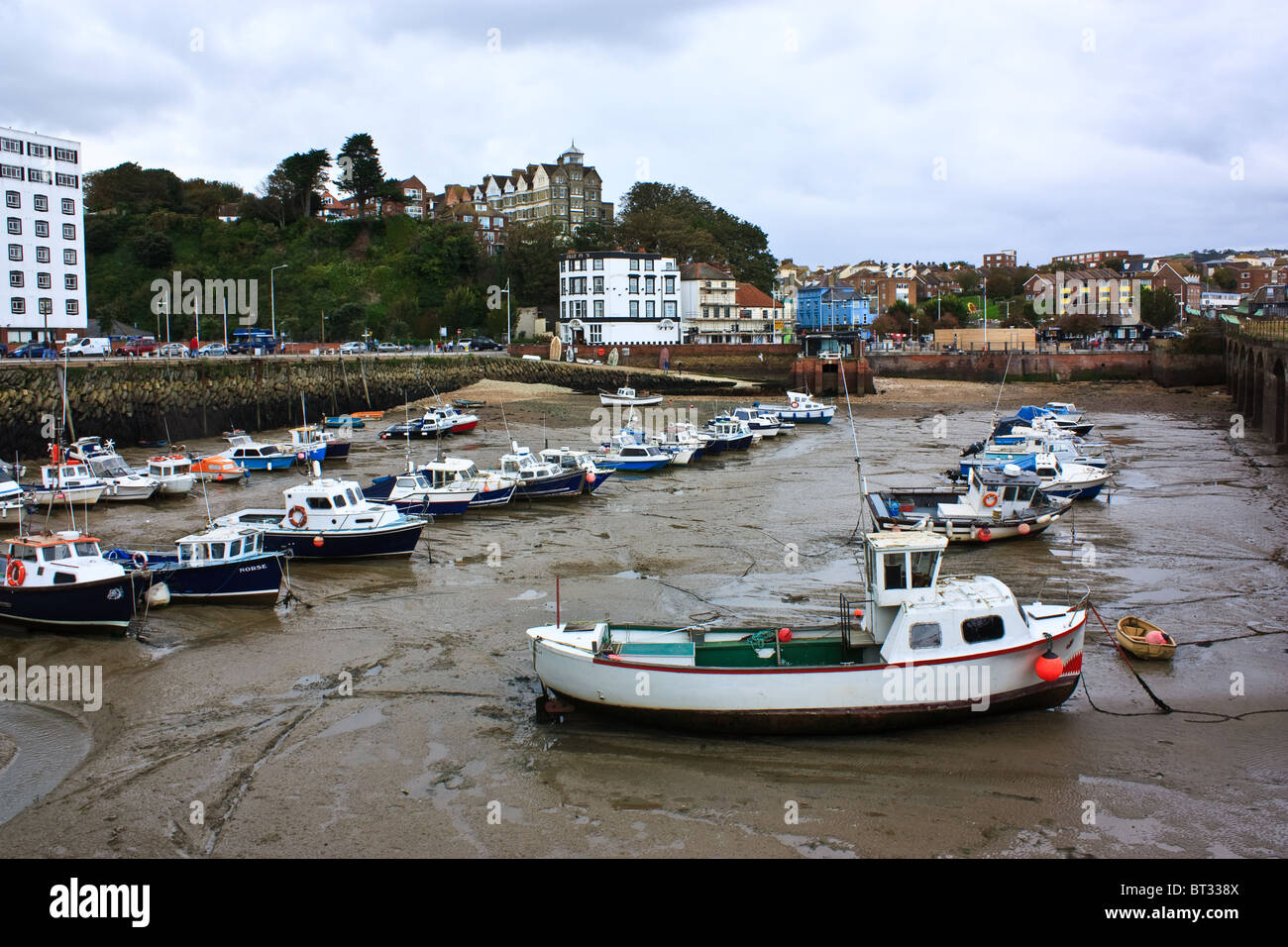Folkestone harbour fishing boats hi-res stock photography and images ...