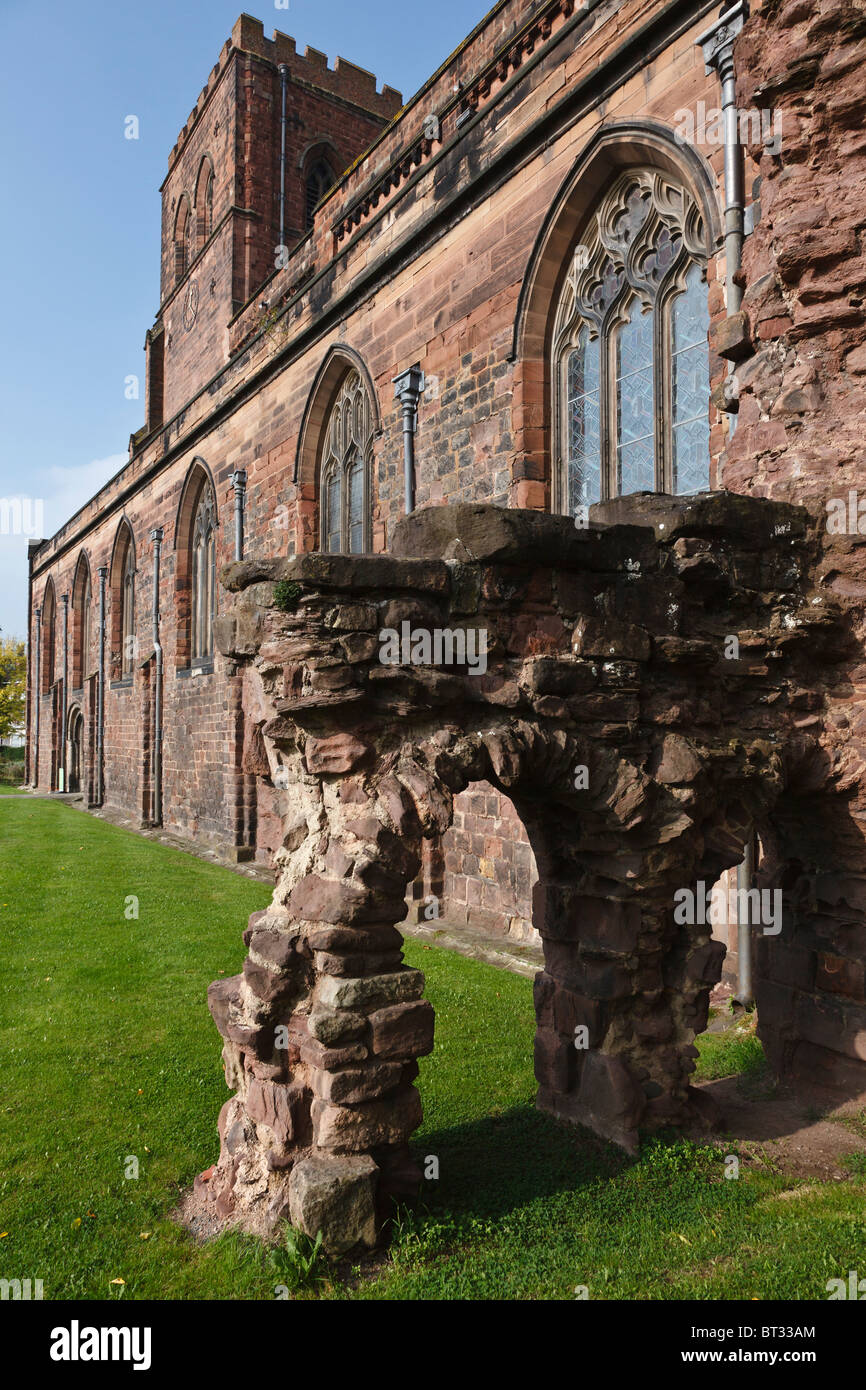 Shrewsbury Abbey, Shropshire, England Stock Photo