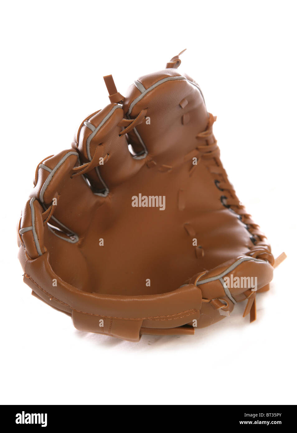 Leather Baseball glove studio cutout Stock Photo Alamy