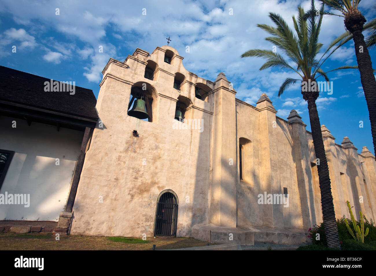 Exterior view San Gabriel Mission, San Gabriel, California, United