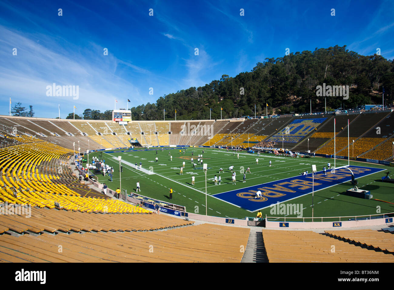 General view of Memorial Stadium, University of California, Berkeley, California, United States of America Stock Photo