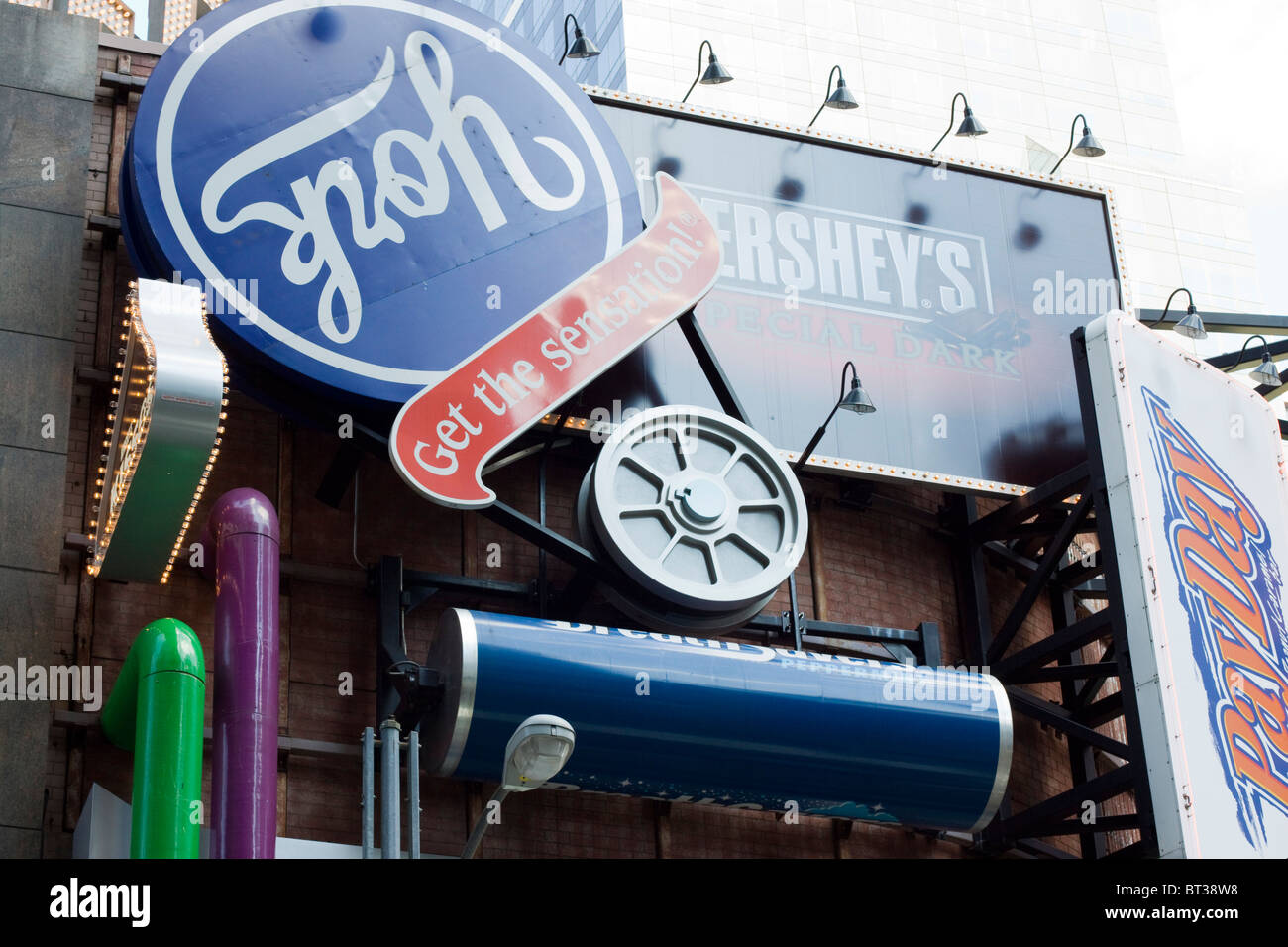 Candy shop in Times square New York City USA Stock Photo Alamy