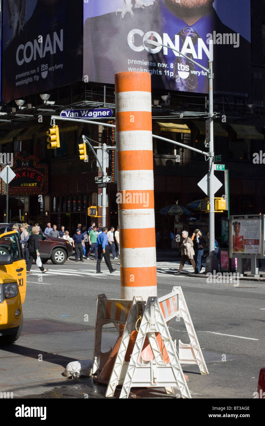 steam Pipes on the streets of Manhattan NYC USA Stock Photo - Alamy