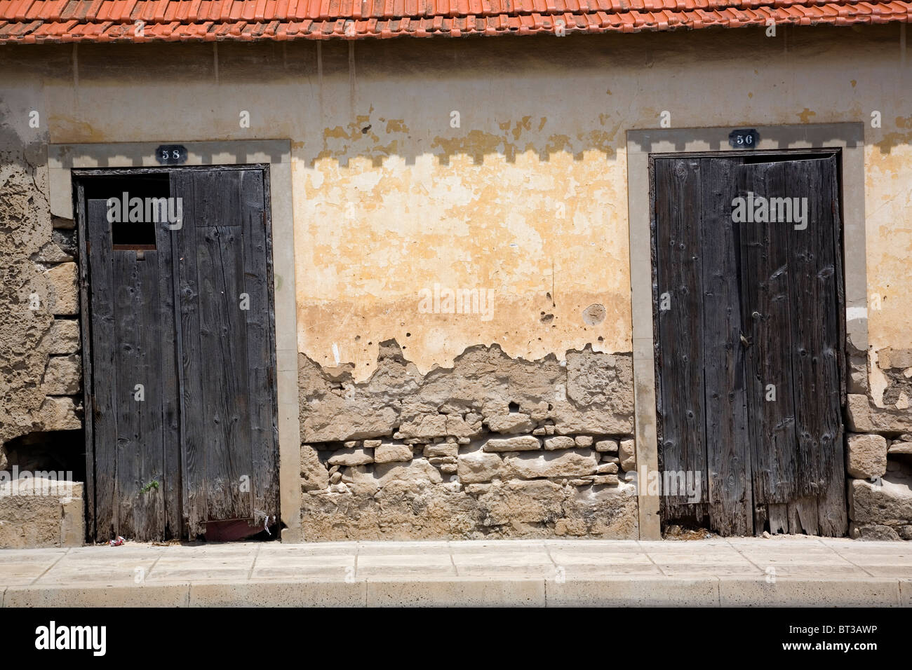Two Doors Neighbours Stock Photos Two Doors Neighbours Stock
