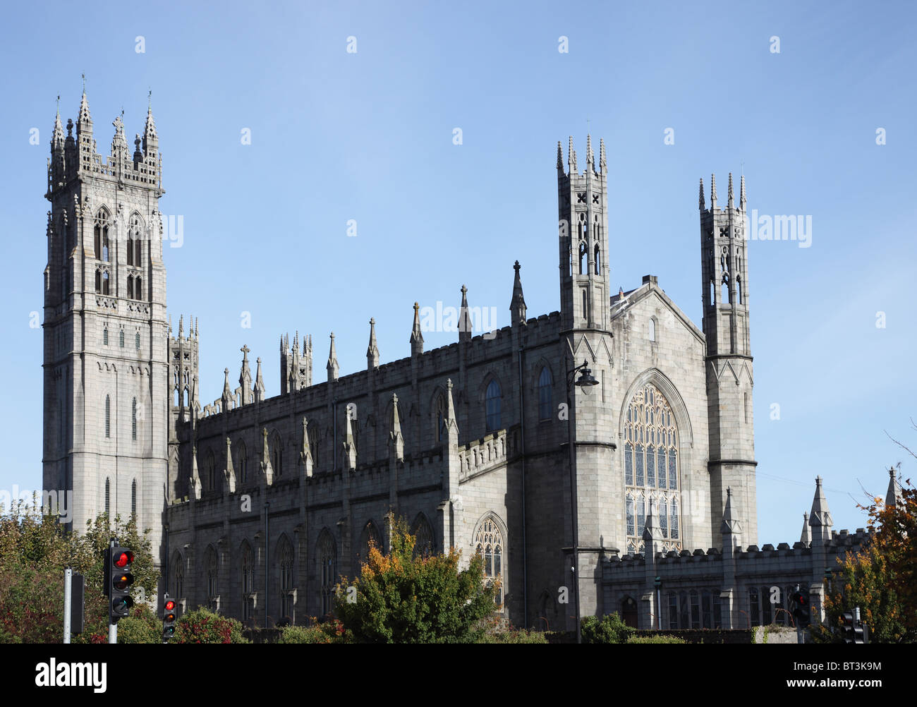 St Patrick's Cathedral, 1847 gothic style Roman Catholic Cathedral, Dundalk, Co. Louth, Ireland Stock Photo