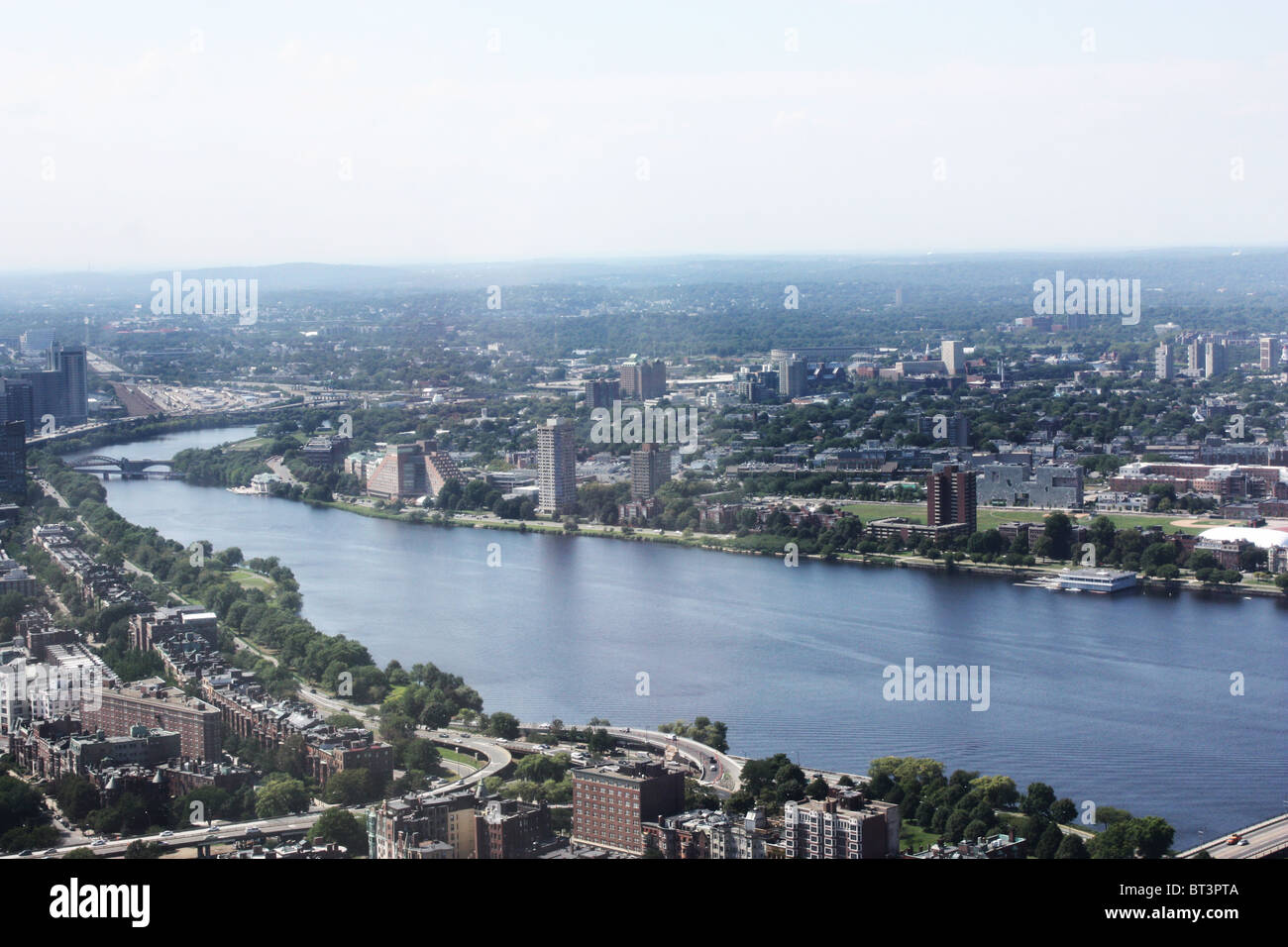 The Charles River Running Through The City Of Boston USA Stock Photo 