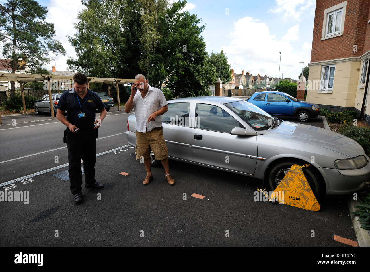 Clamped car private hires stock photography and images Alamy
