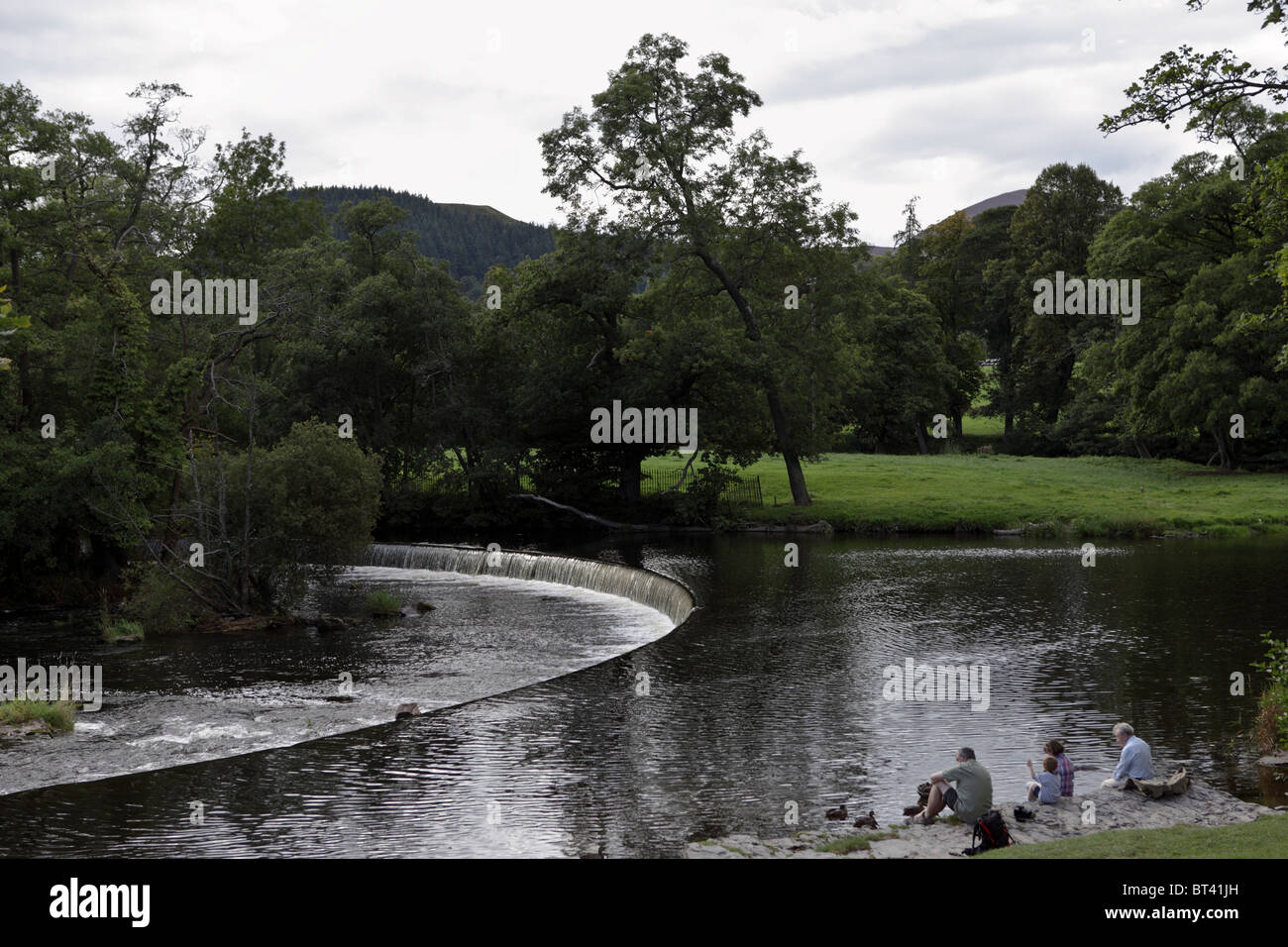 he Horseshoe Falls in Wales, designed by Thomas Telford Stock Photo Alamy