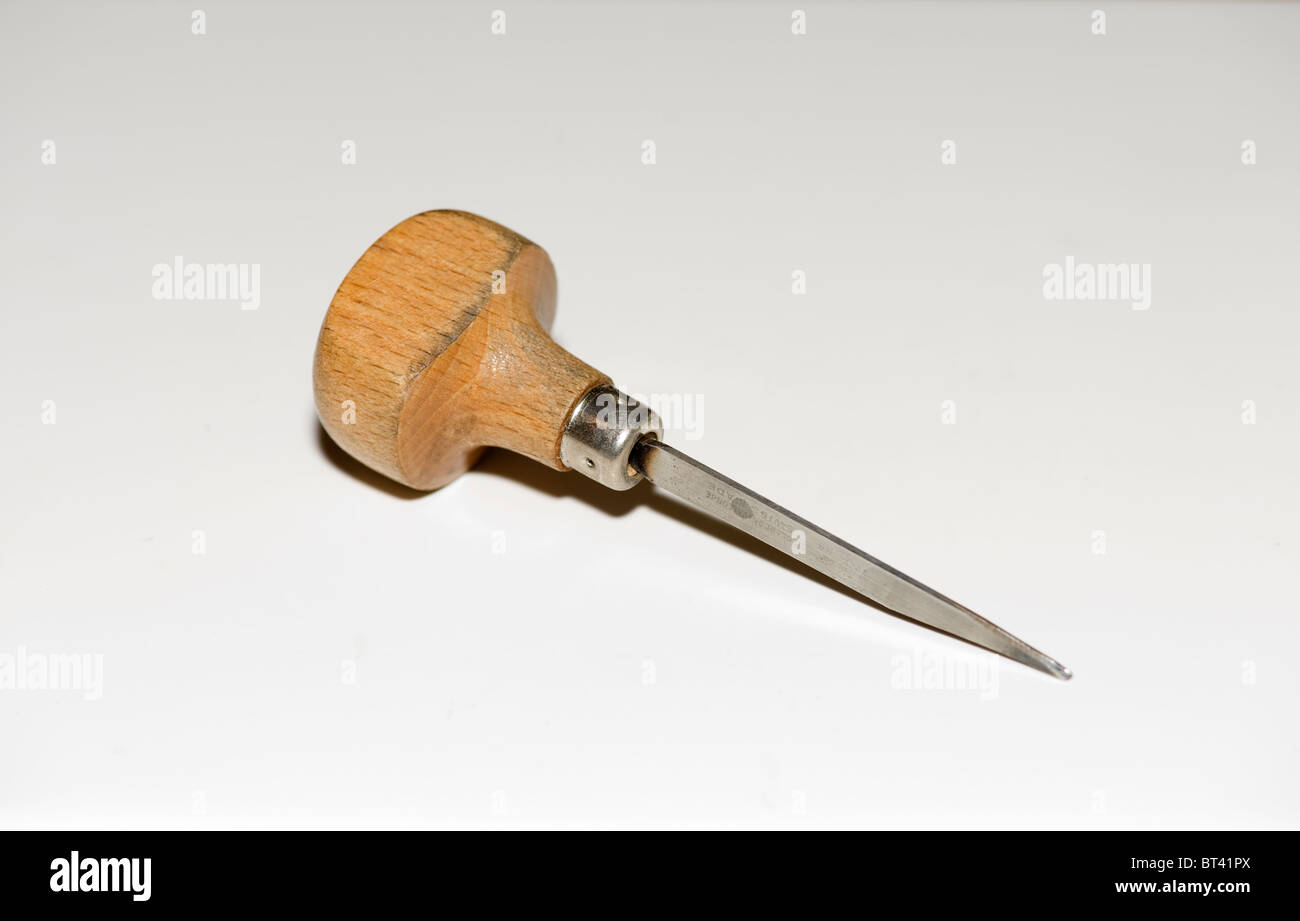 Tool for hand engraving Stock Photo Alamy