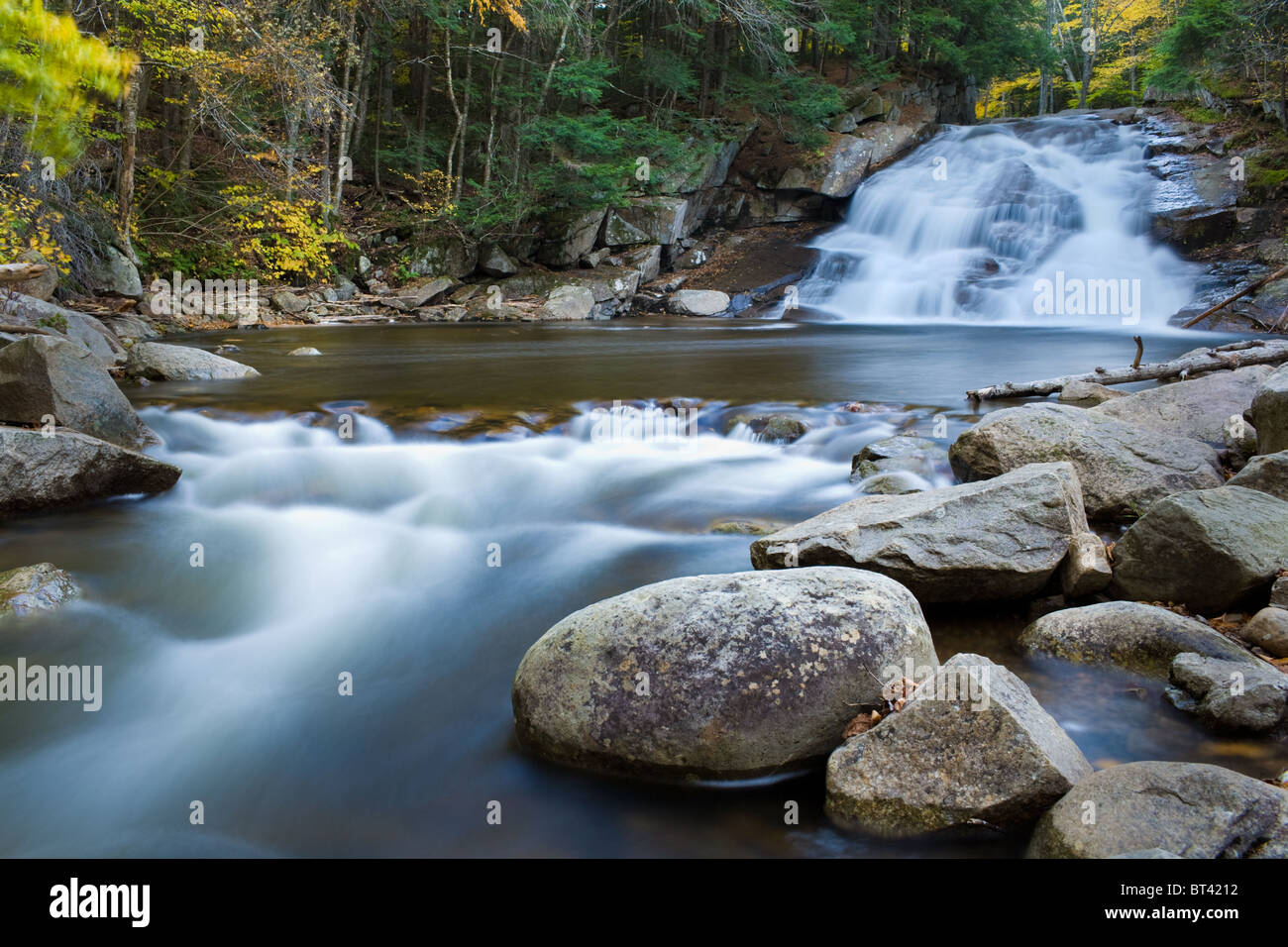 Tenant Creek Falls, Adirondacks, Hamilton County, New York State Stock Photo
