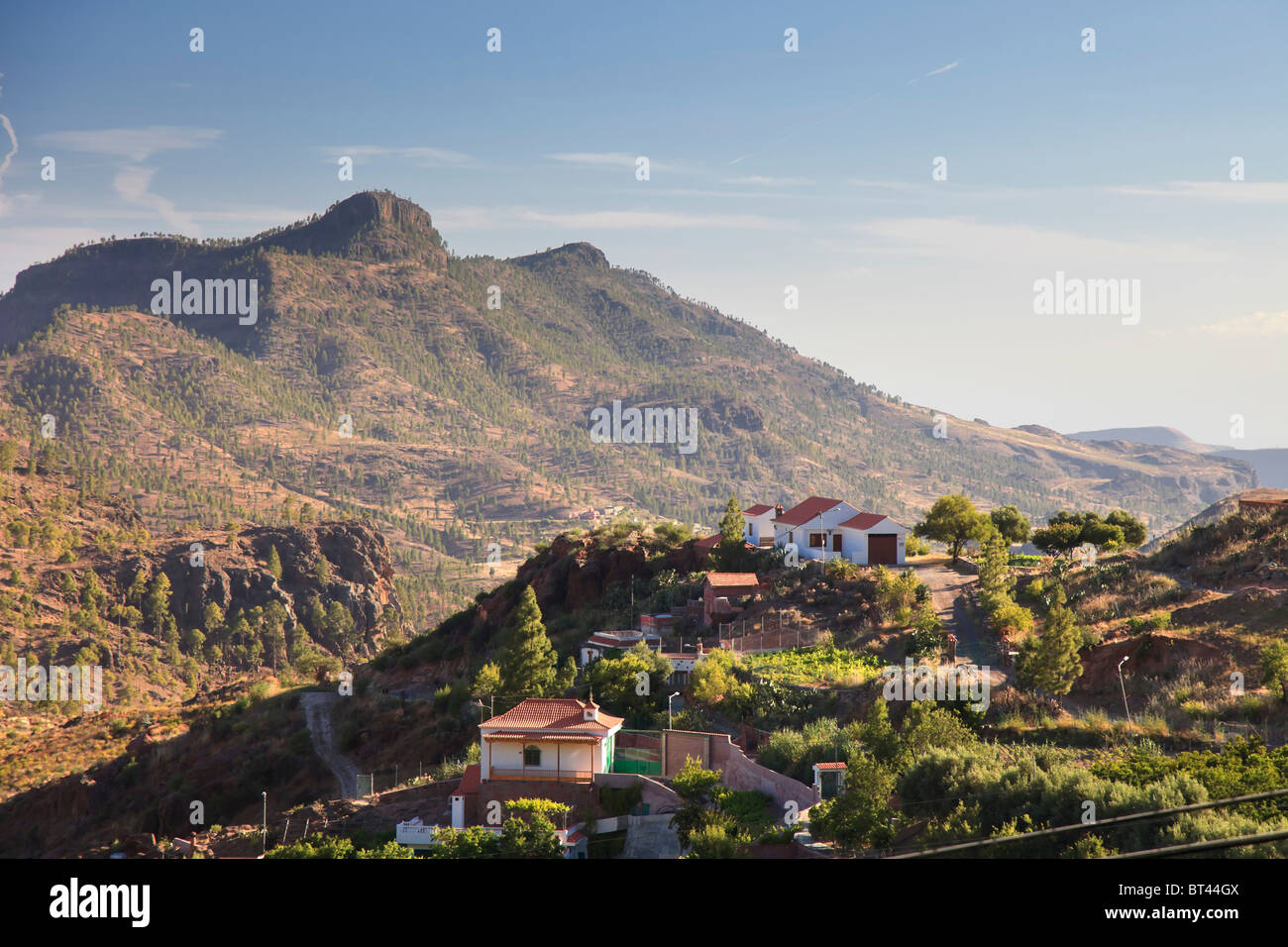 Canary Islands, Gran Canaria, La Plata Village Stock Photo