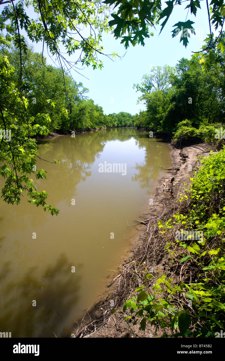 Emiquon National Wildlife Refuge near Havana, Illinois, United States Stock Photo