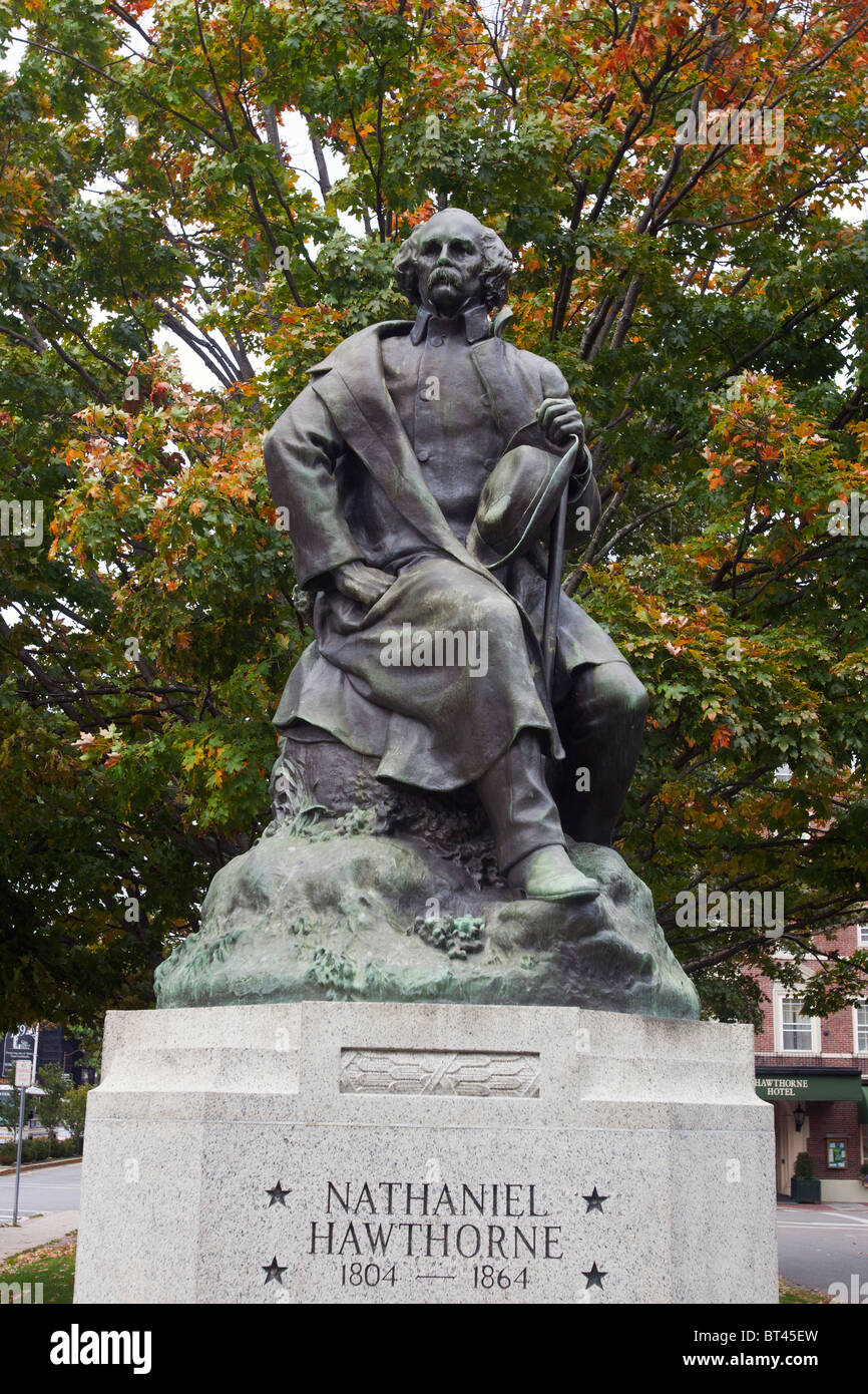 Statue of Nathaniel Hawthorne, Salem, Massachusetts, United States of