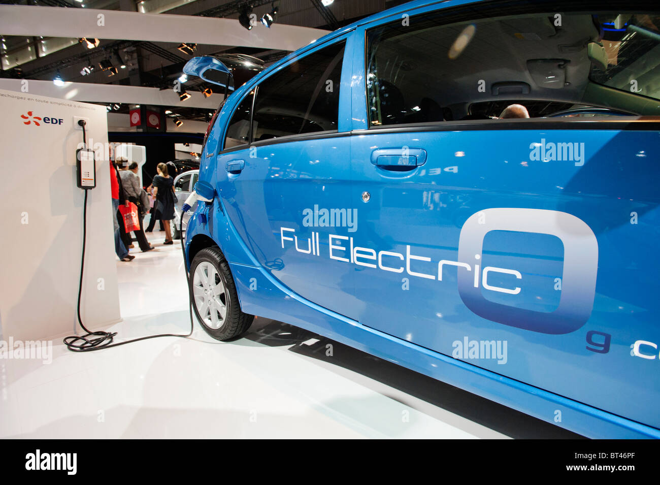 Peugeot ION electric car at Paris Motor Show 2010 Stock Photo