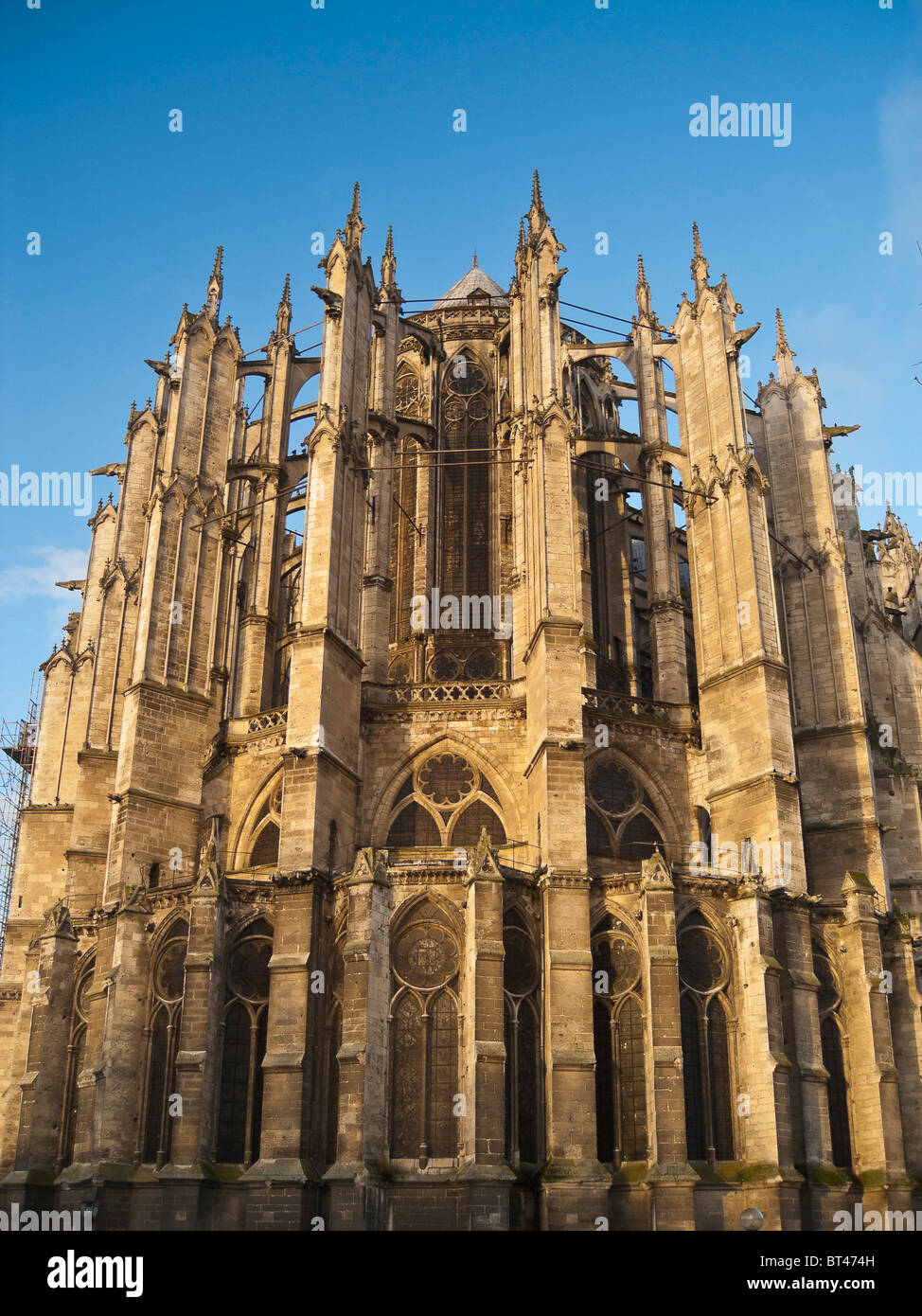 Beauvais Cathedral of St peter, Picardie,Oise (60).Cathédrale Saint-Pierre de Beauvais Stock Photo