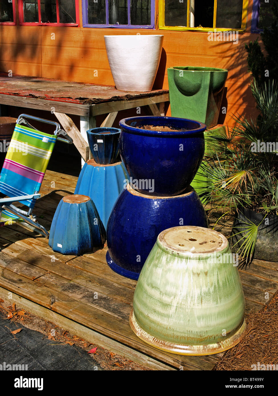 used ceramic pots