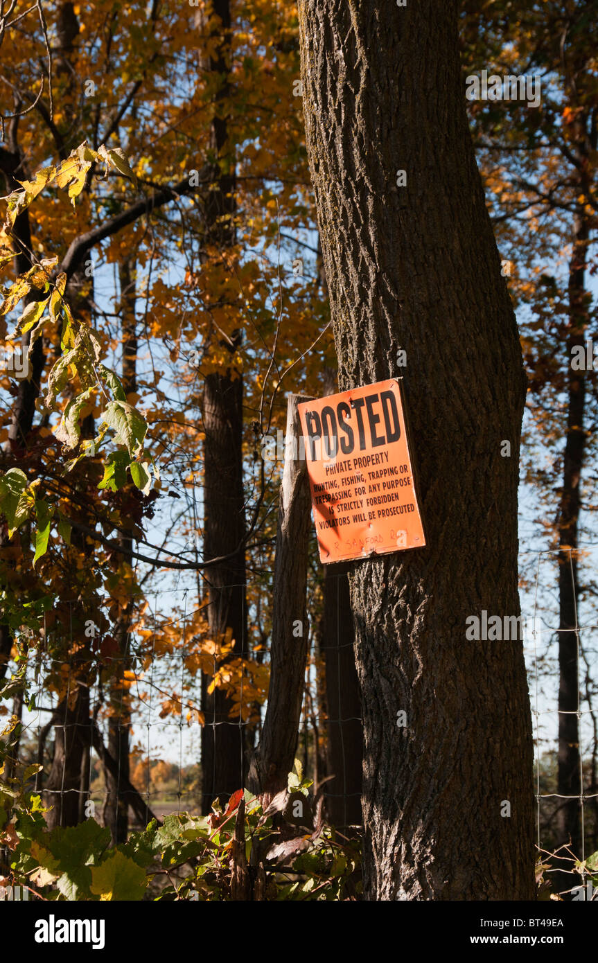 Posted sign Stock Photo Alamy