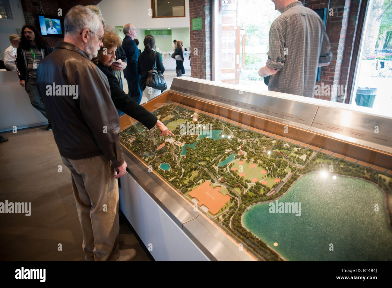 The Tavern on the Green Visitors Center opens in Central Park in New York Stock Photo