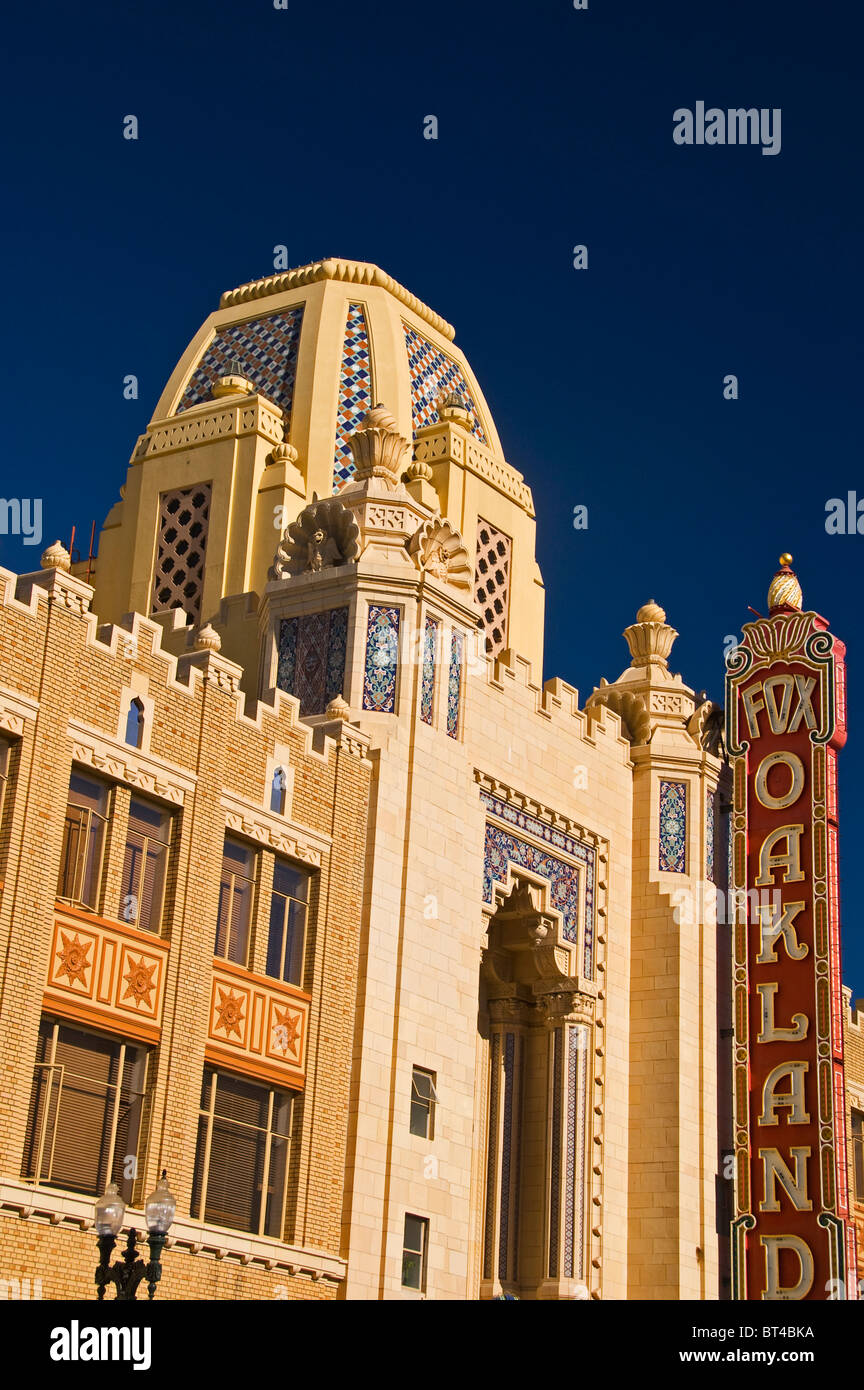 Fox Oakland Theater, Oakland, California, restored and renovated Stock Photo