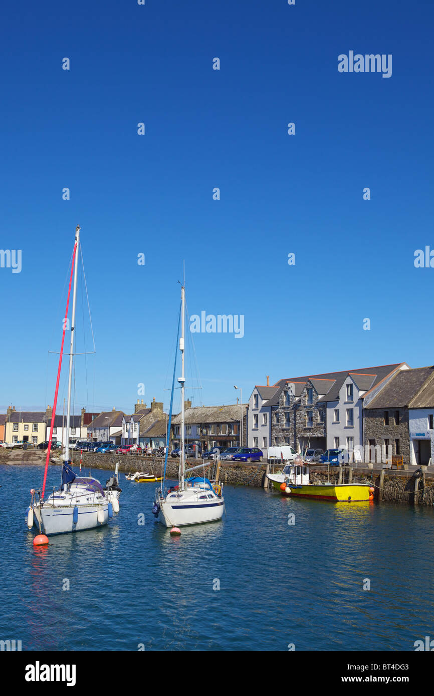 The Isle of Whithorn, Dumfries & Galloway. One of the most southerly communities in Scotland. Stock Photo