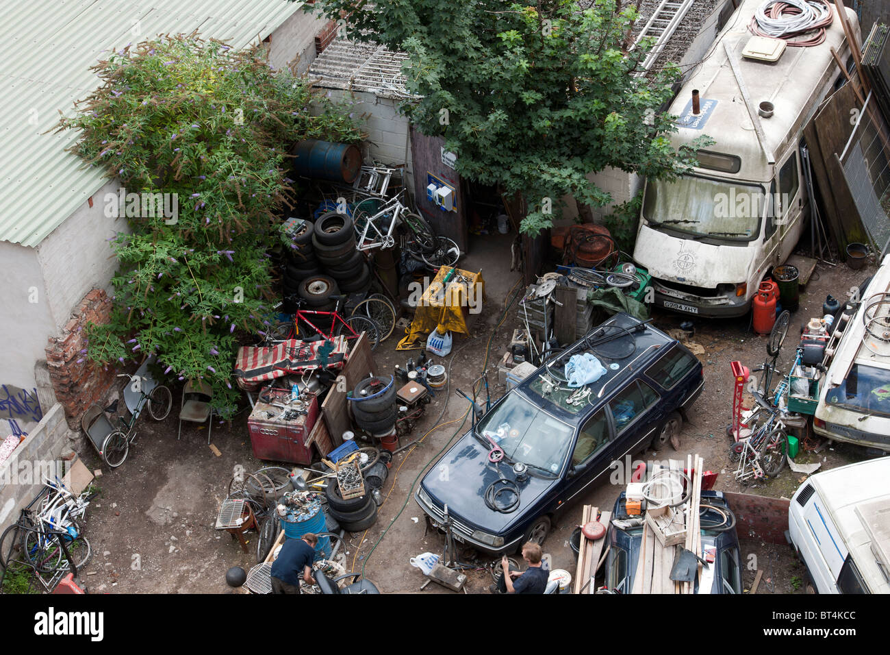 Scrap Yard, Bristol, England, UK Stock Photo Alamy