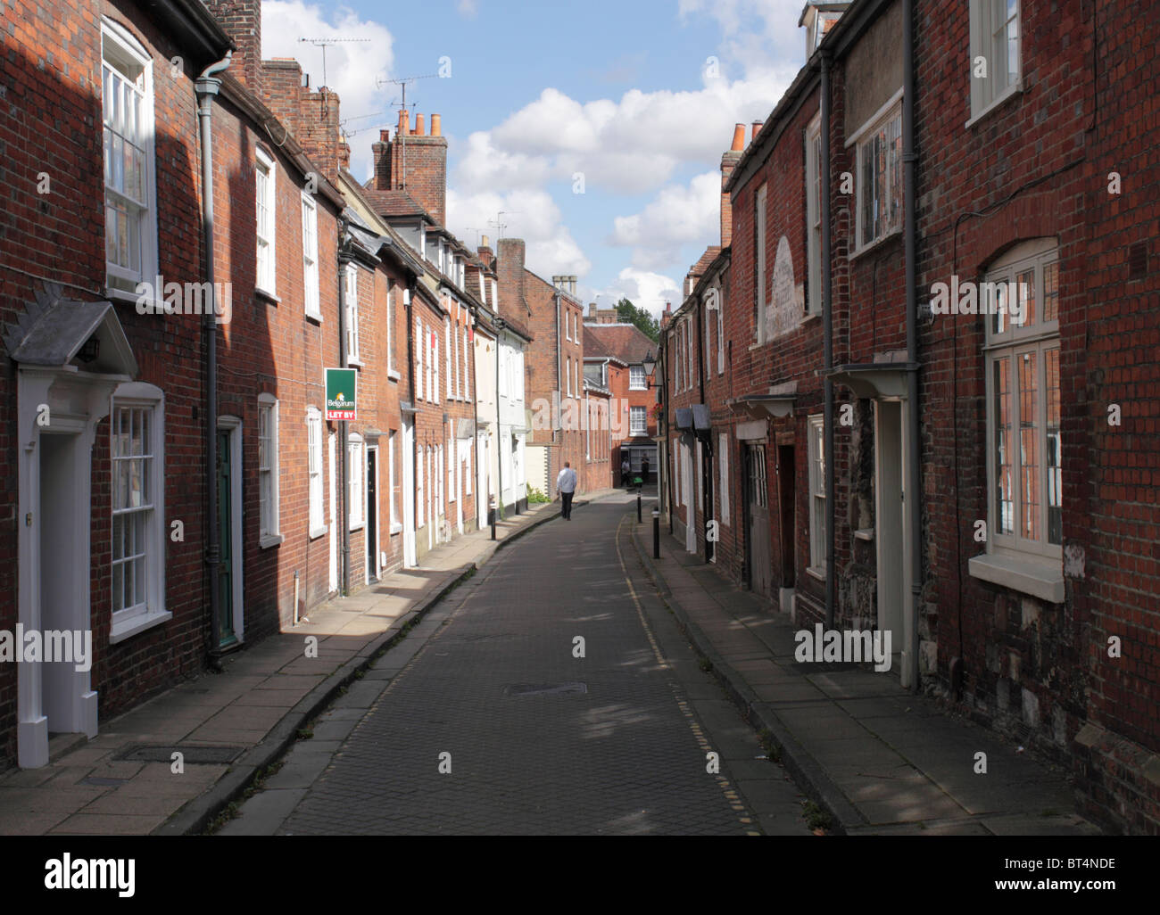 Canon Street Winchester Hampshire Stock Photo Alamy