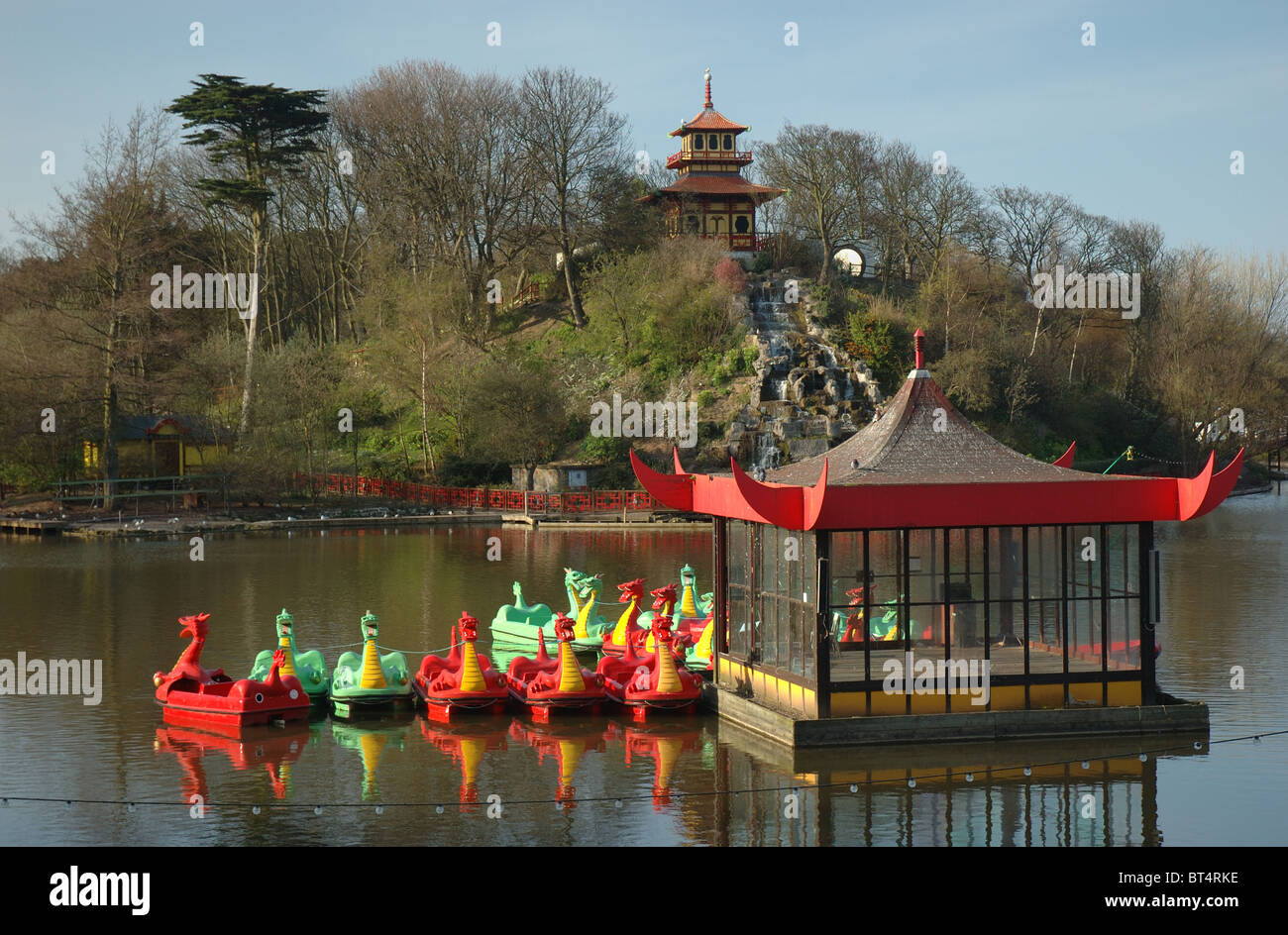 Peasholm Park Scarborough Stock Photos &amp; Peasholm Park ...
