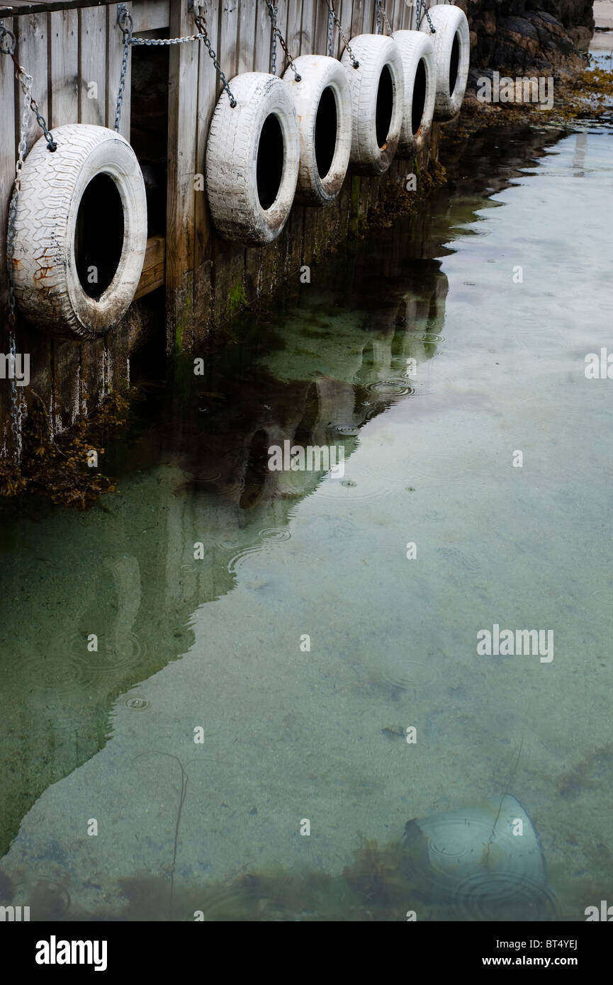 Bucket under water by bridge Stock Photo Alamy