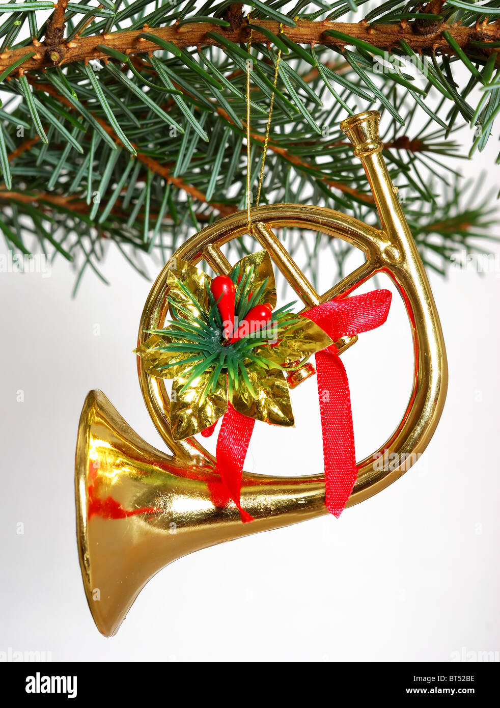 French horn Stock Image