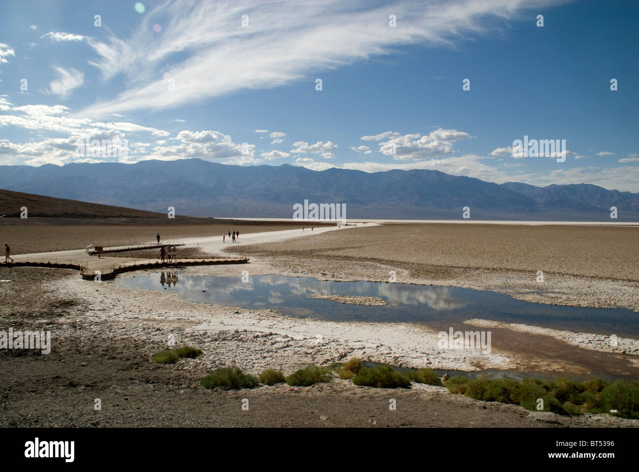 Badwater Basin Death Valley National Park California USA Stock Photo 