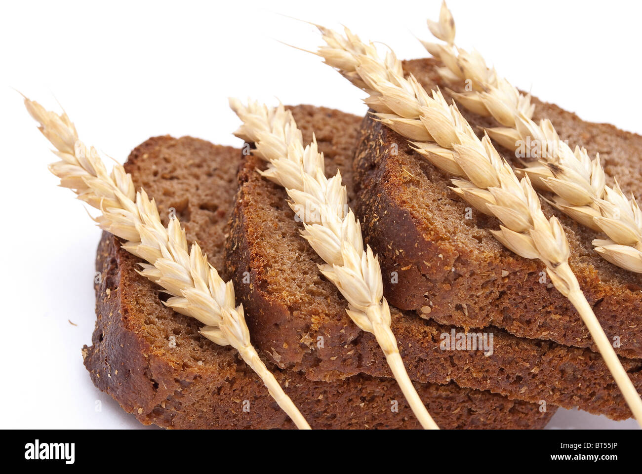 Sliced bread with ears Stock Photo Alamy