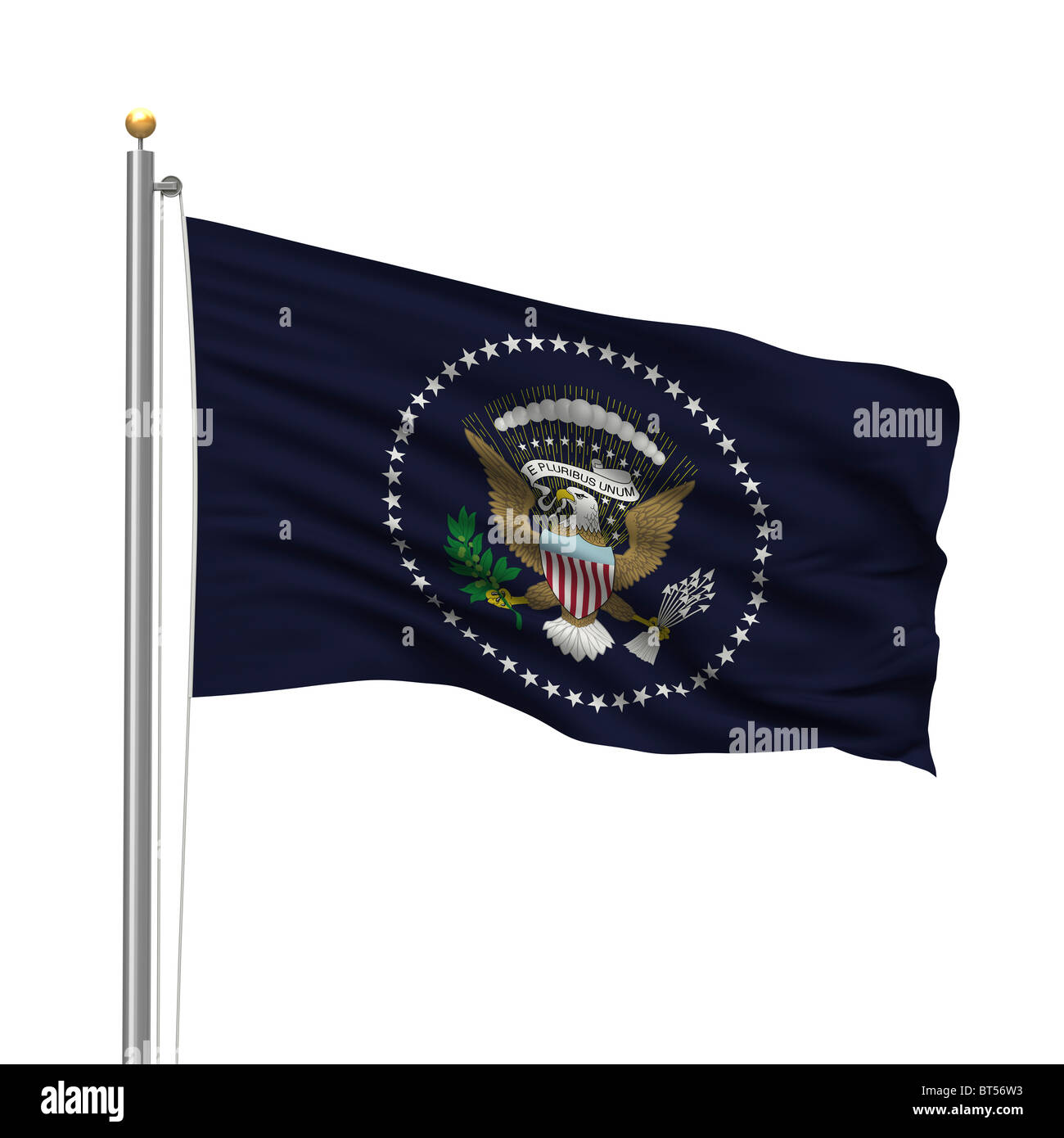 Flag of the President of the United States Stock Photo