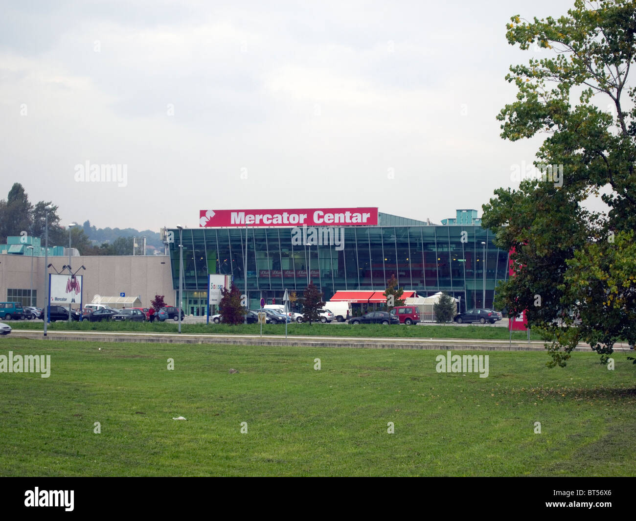 Mercator shopping center, Croatia Stock Photo