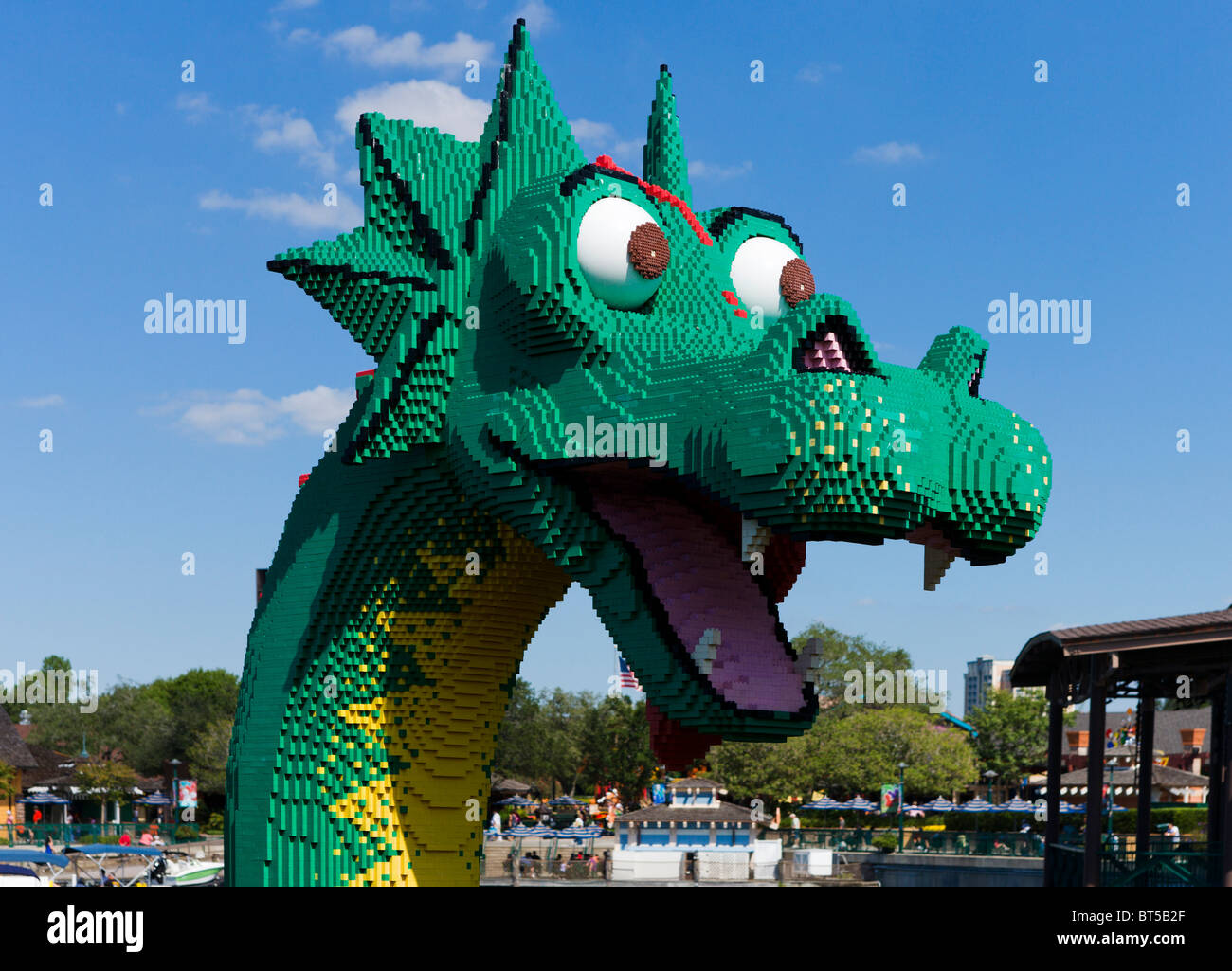 Lego Sea Monster, Marketplace, Downtown Disney, Lake Buena Vista, Orlando,  Central Florida, USA Stock Photo - Alamy