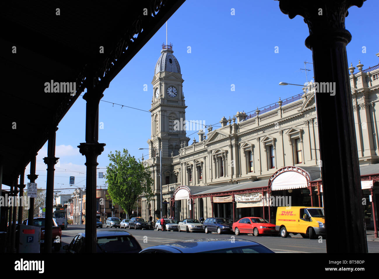 North melbourne municipal buildings hires stock photography and images