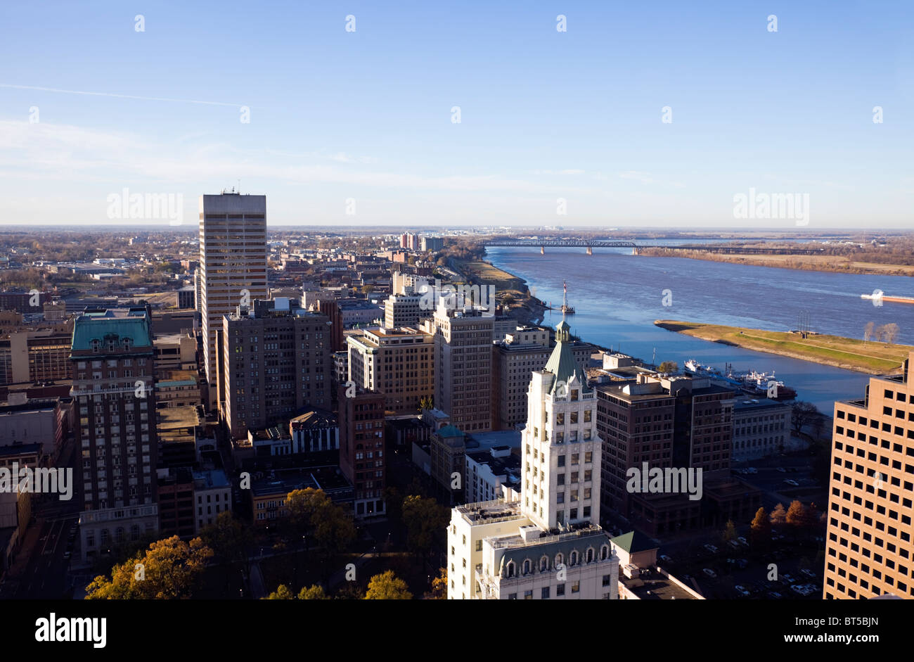 Aerial Memphis Stock Photo