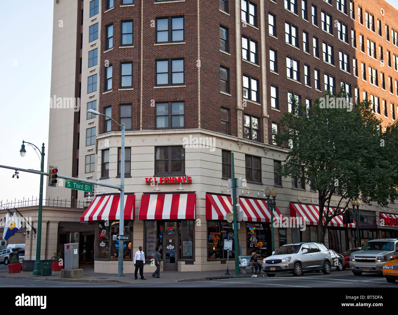 TGI Friday's in Downtown Memphis, Tennessee, USA Stock Photo Alamy