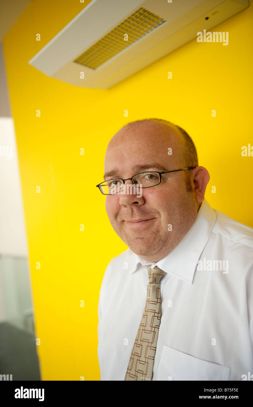 JAMIE MEDHURST, author of the book 'A History of Independent Television in Wales', Stock Photo