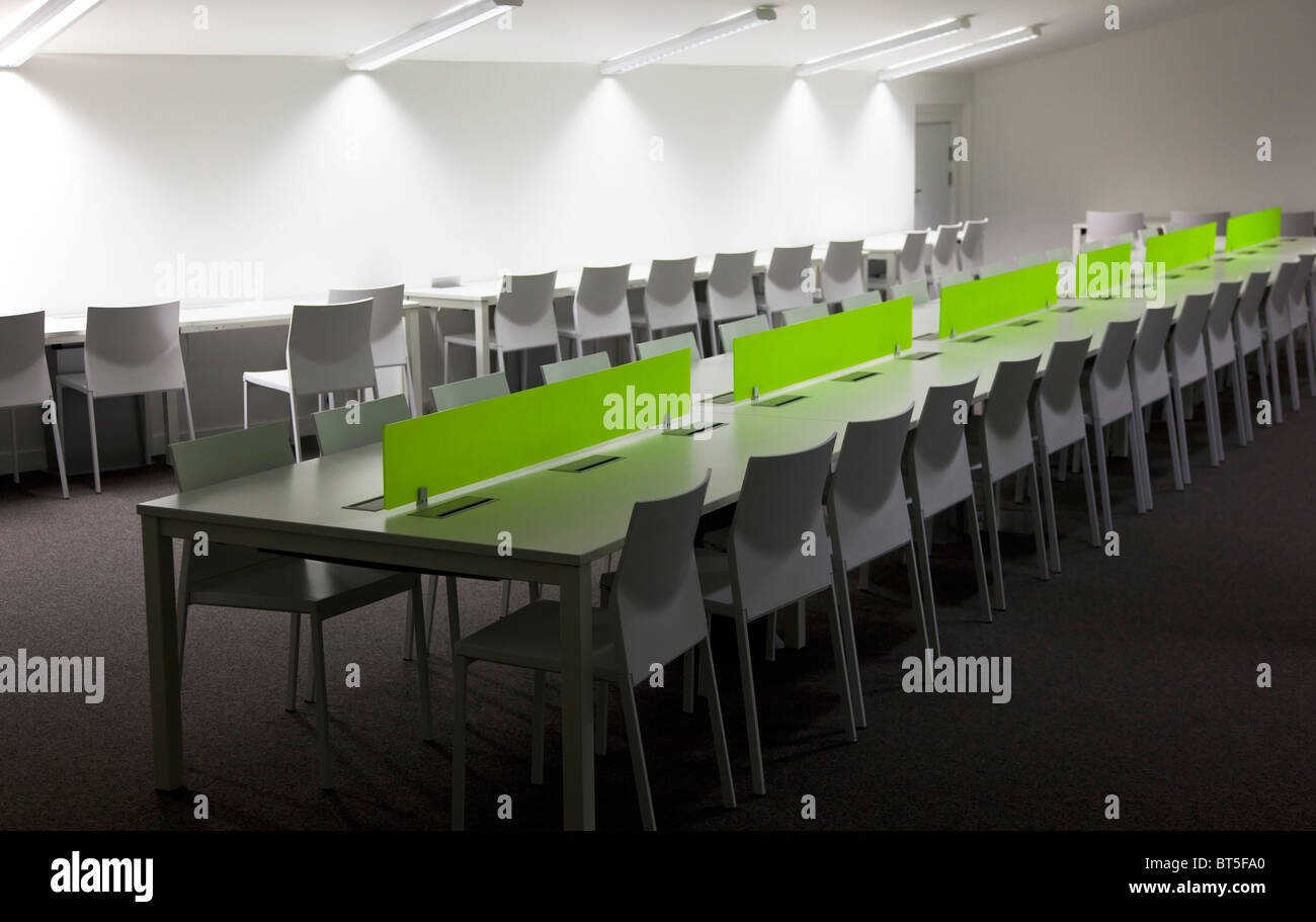 Press conference room in the Football Club Barcelona stadium Stock Photo -  Alamy